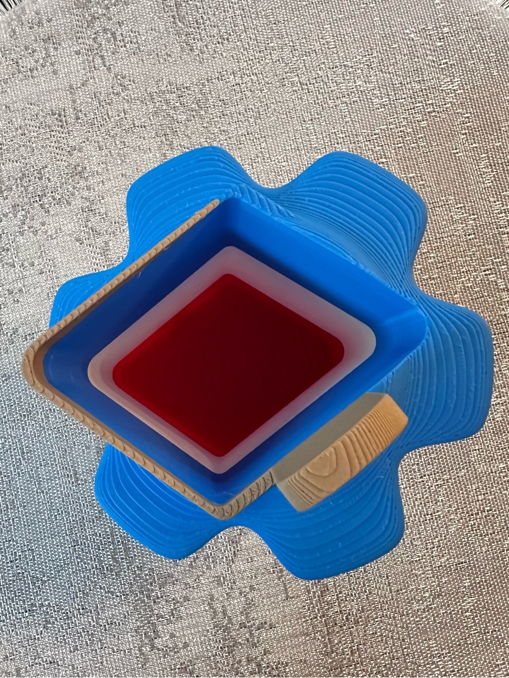 Patriotic Red, White, and Blue Popsicle Soap holder for Bath & Body Works - Picture 4 of 4
